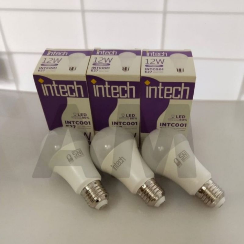 Lampu LED Intech 12 watt