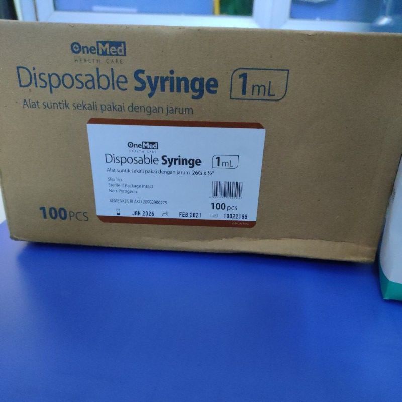 Needle 1ml/jarum suntik 1ml/alat suntik