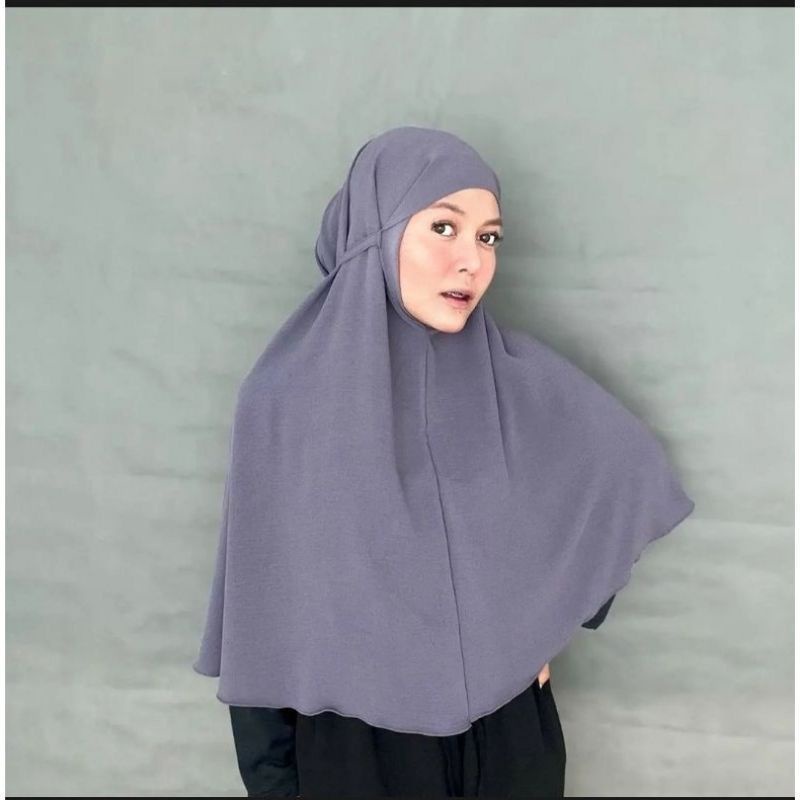 Jilbab Bergo Crinkle AirFlow Premium Size L