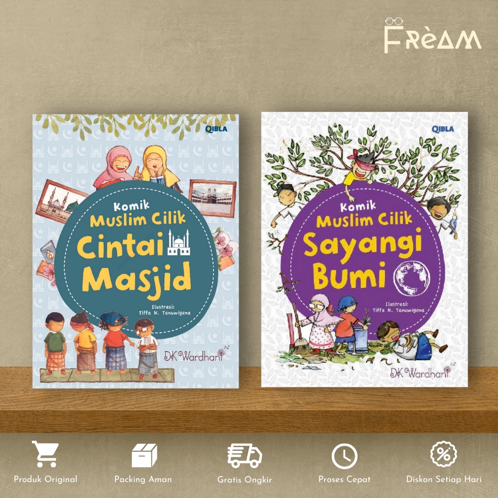 Buku Anak Muslim Komik Muslim Cilik : Cintai Masjid | Komik Muslim Cilik : Sayangi Bumi by Dk. Wardh