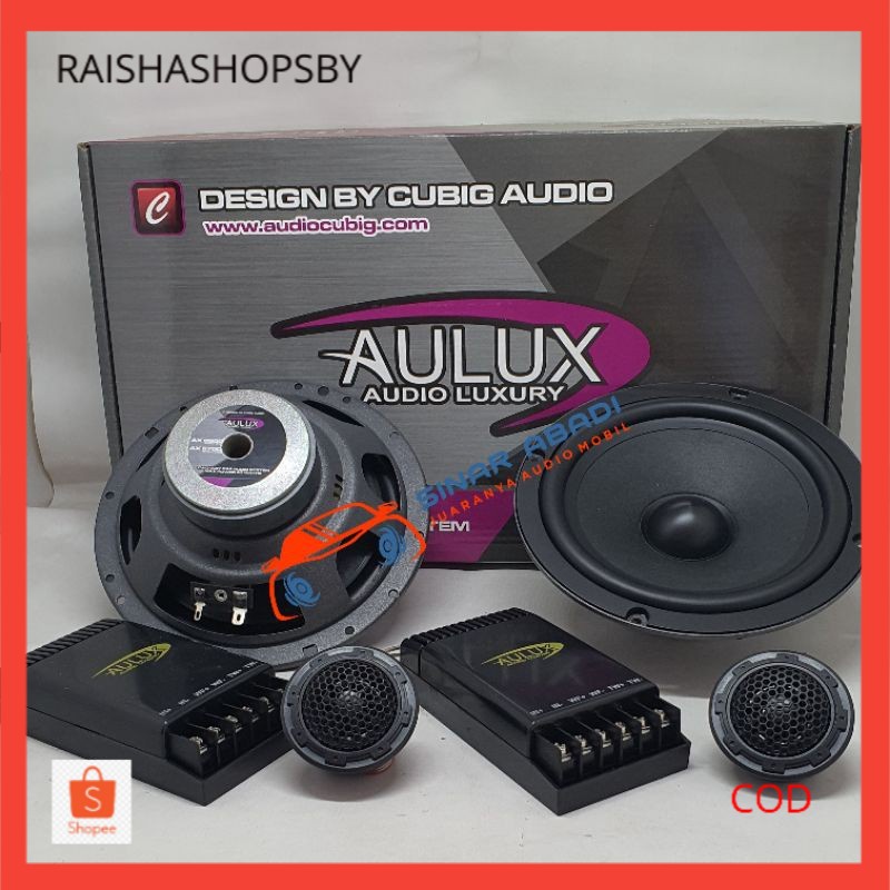 Speaker Spiker Split Compomemt 2way 6,5 inch AULUX by CUBIG Audio