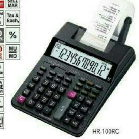 

[PRODUK 7A6VD] Casio HR-100 RC - Kalkulator Print MFJ