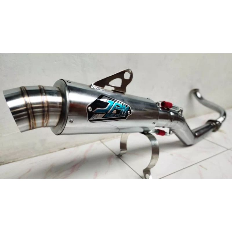 Knalpot Racing JRM Matic Mio m3 soul Gt Beat Scoopy nex