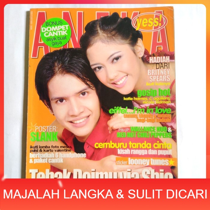 Majalah ANEKA YESS No.2 Jan 2004 Cover DIMAS SETO & RIRIN Langka