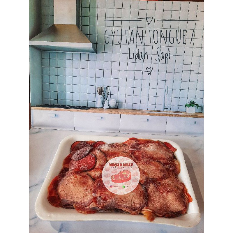 

Gyutan Tongue / Lidah Sapi Slice