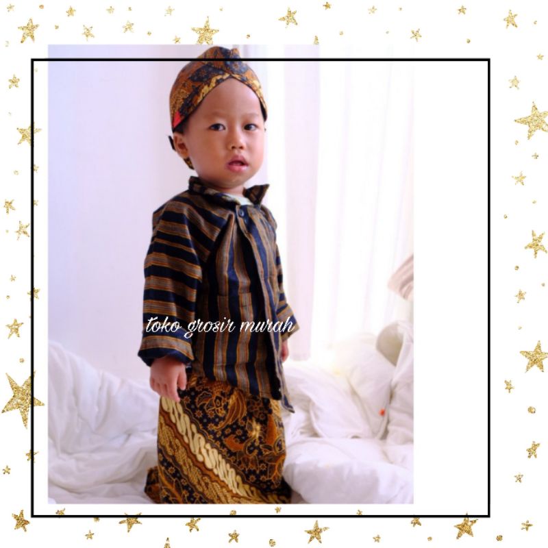 Surjan lurik anak/Surjan anak/lurik anak/setelan Surjan anak