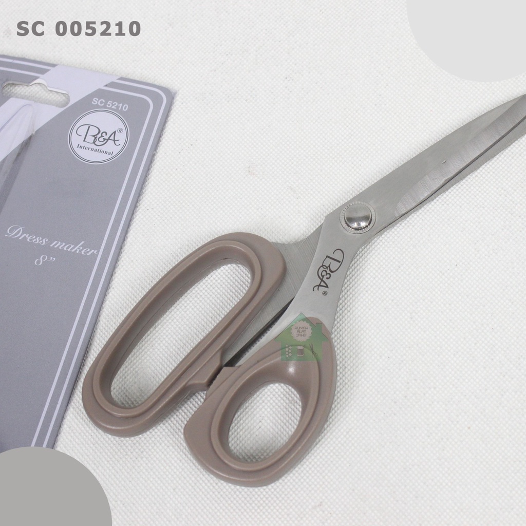 

Gunting Kain / Kertas Merk B&A 8 inch model 5210