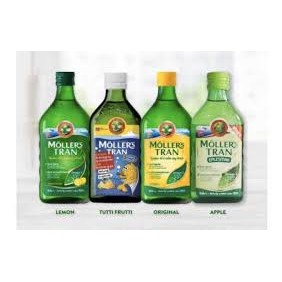 Mollers tran cod liver oil omega 3 fish oil DHA