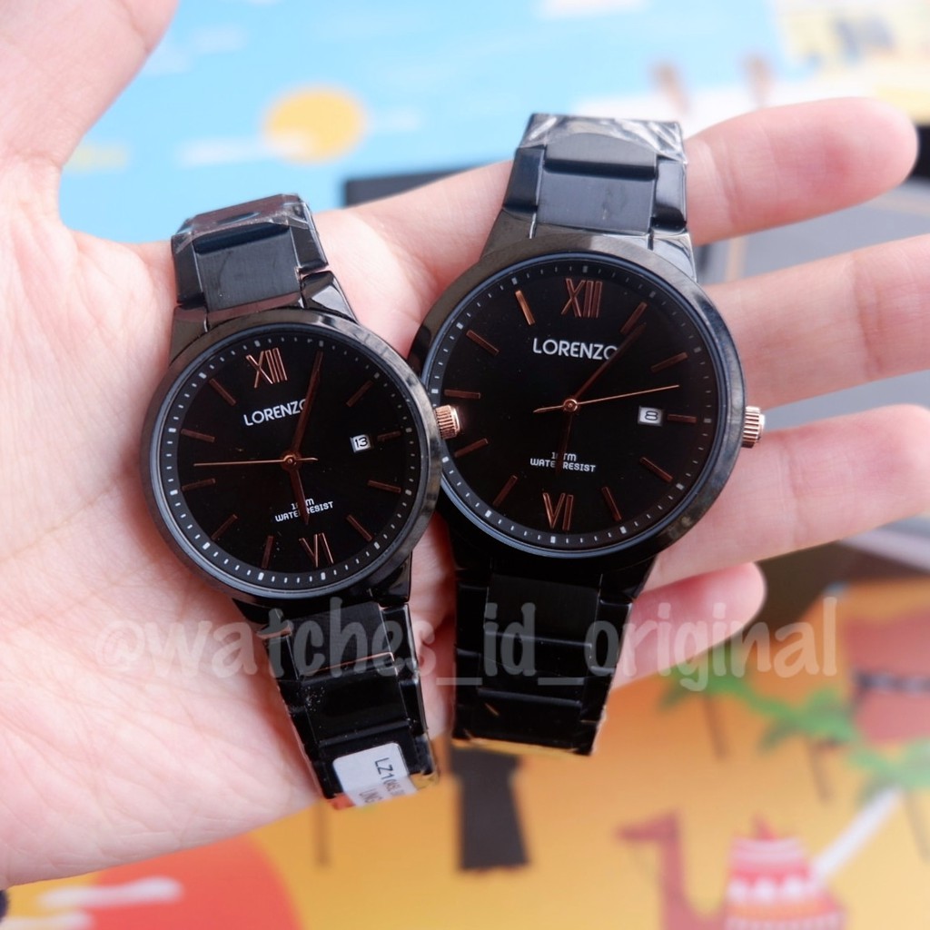Jam Tangan Couple Lorenzo 1045 Original