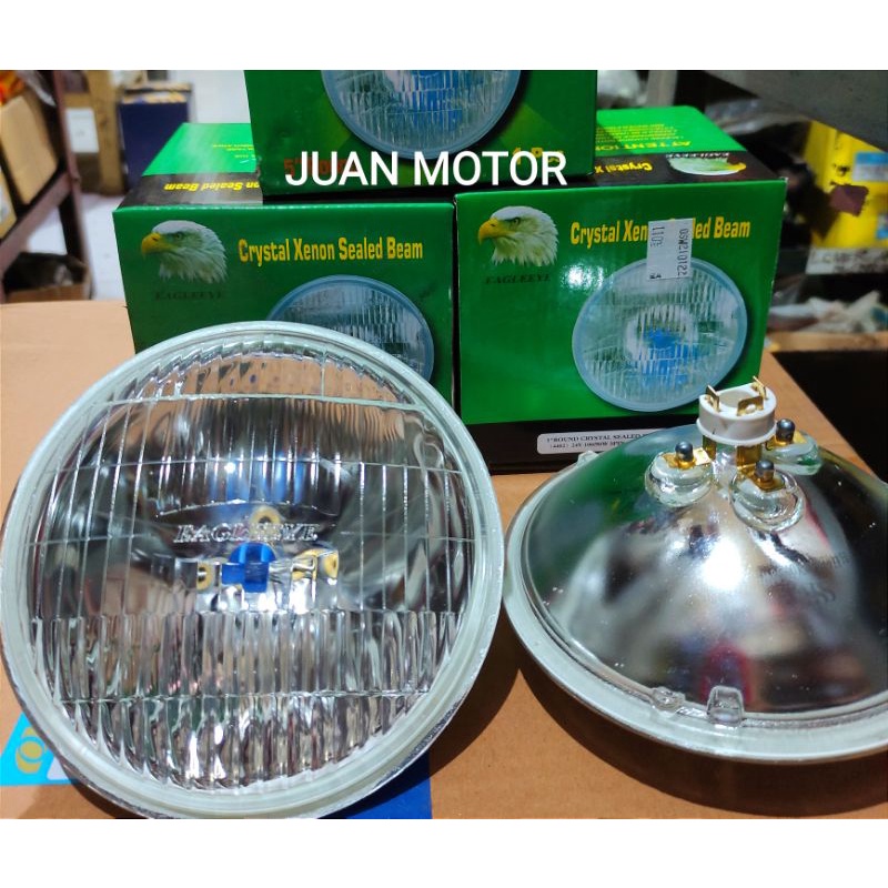 seal beam/sealed beam/headlamp/lampu depan 24V 5 inchi kaki 3 100/90 watt COLT DIESEL PS/RINO