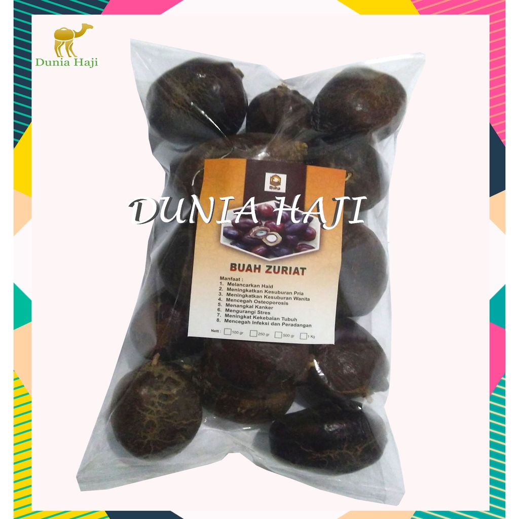 Buah Zuriat Madinah Hitam Pekat / Zuriyat Doum Program Hamil / Penyubur Pria Wanita Promil-1
