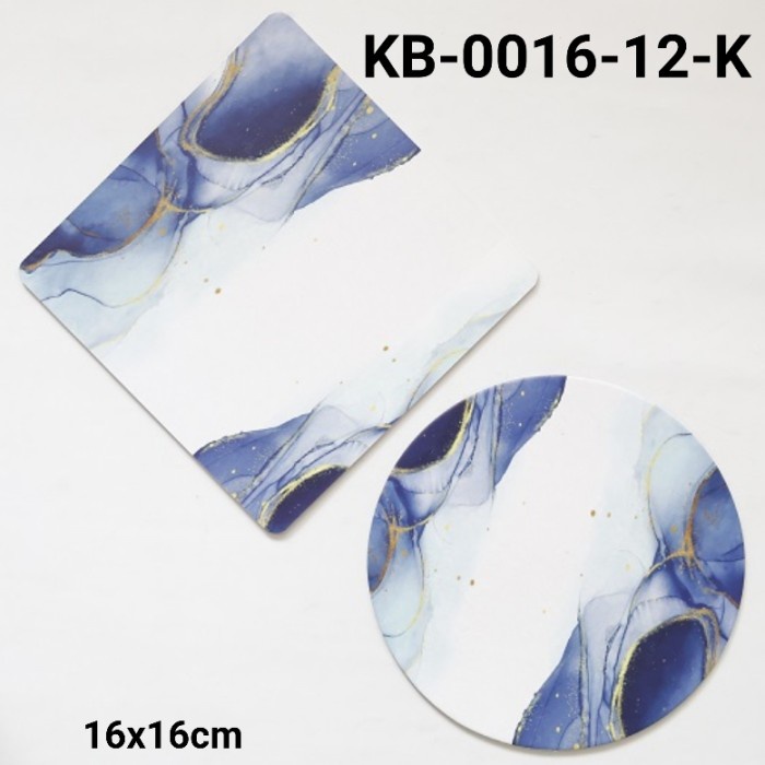 

GR-KB-0016-12 GR 2 CAKE BOARD ALAS KUE KOTAK BULAT 16CM SMOKE MARBLE EKSKLUSIF