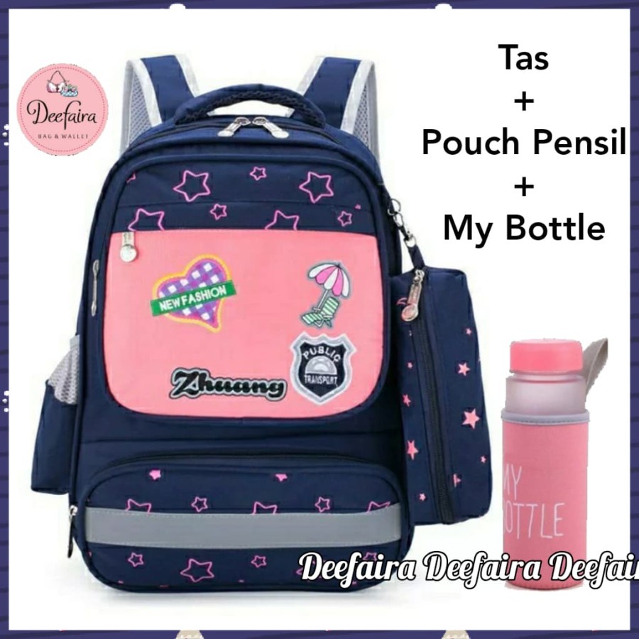 Tas Ransel Anak Sekolah Sd Tk Paud - Perempuan Kelas 1 2 3 4 5 6 Av731 Tas Sekolah Anak Perempuan Ta