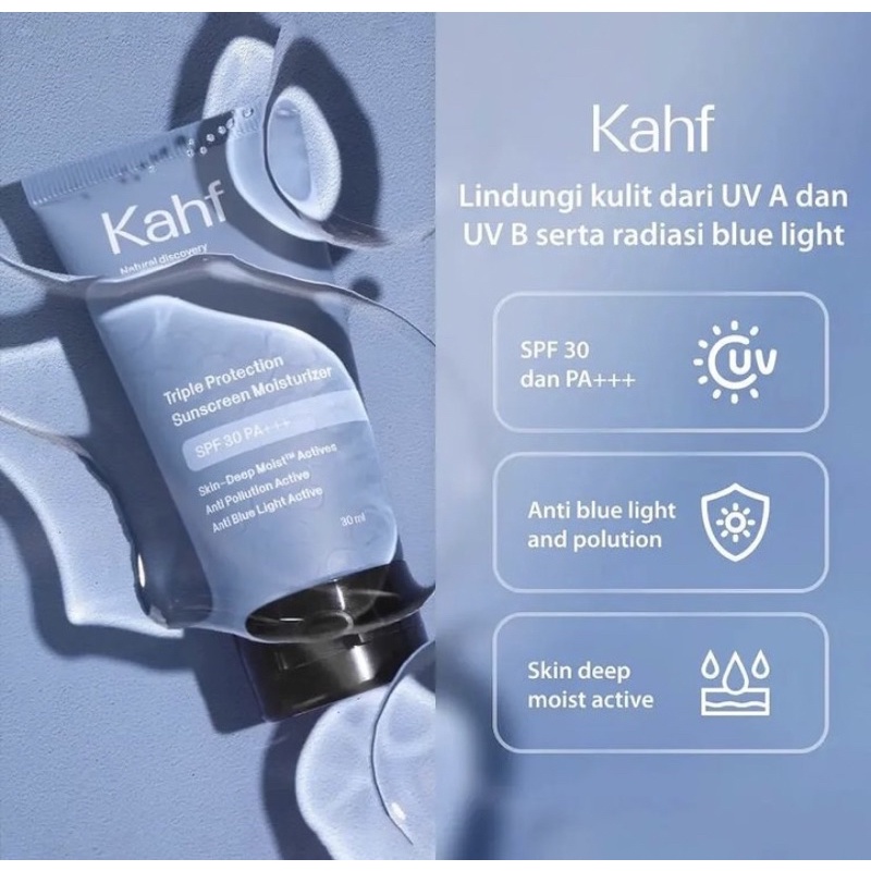 KAHF TRIPLE PROTECTION SUNSCREEN MOISTURIZER