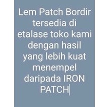 Patch Bordir Jahit Saranghae / LOVE / WOW / POW / Oops / OMG / Look