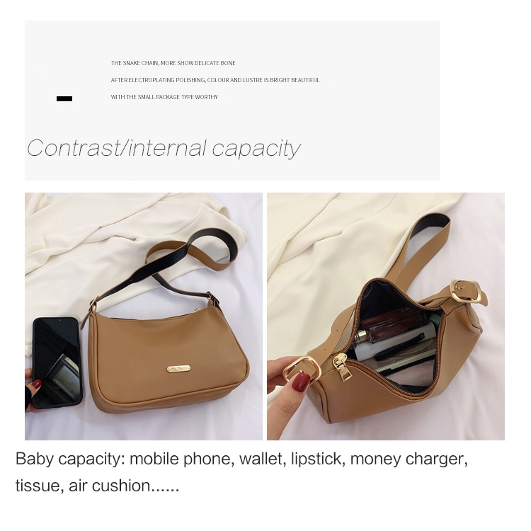 Fashion shoulder bag Wanita cross-body bag Impor tas wanita murah Premium tekstur fashion keserbagunaan fashion T402