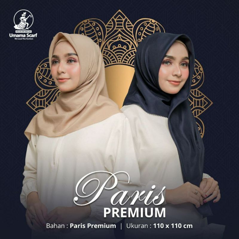 Paris Premium Ori Umama Hijab Segiempat Paris Premium LaserCut Original Umama Scarf