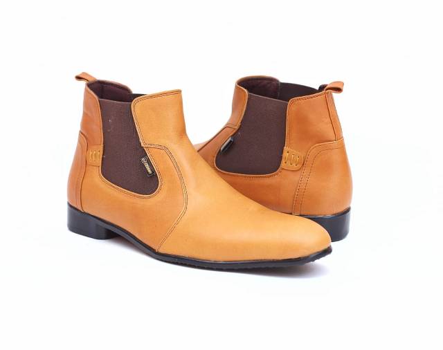 CEVANY - Sepatu Boots Pria Model Chelsea Boots Formal Casual Kerja