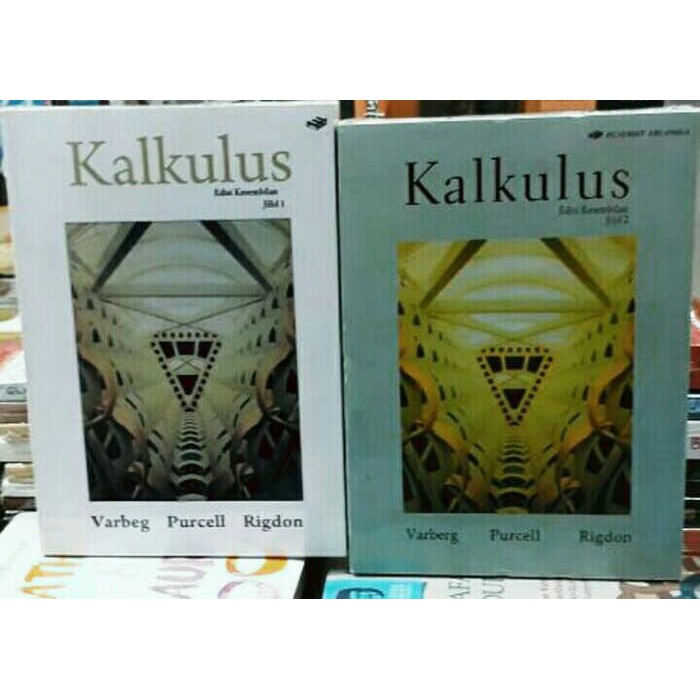 Satu Set Buku Kalkulus Jilid 1 Dan 2 Edisi 9 Varberg Purcell Ridgo Ori