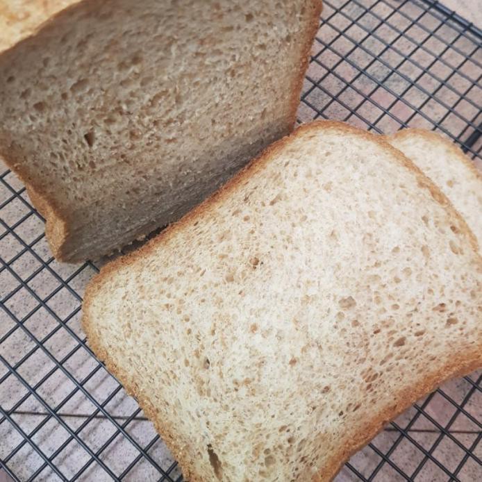 

Wholemeal flour 500 gram repack / brown bread premix gandum halus
