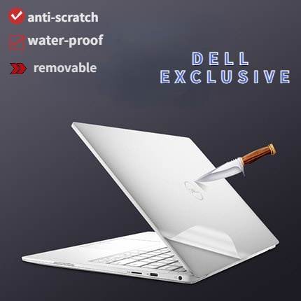 Stiker Laptop DELL Matte Transparan 3 Sisi Ukuran 14 &quot;15.6&quot; 13 &quot;13&quot; 13 &quot;15.6&quot; 1590 15R 7520 Turbo 15R-3450