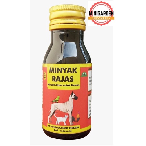 MINYAK RAJAS 60ML obat kulit anjing kucing penguat otot ayam burung