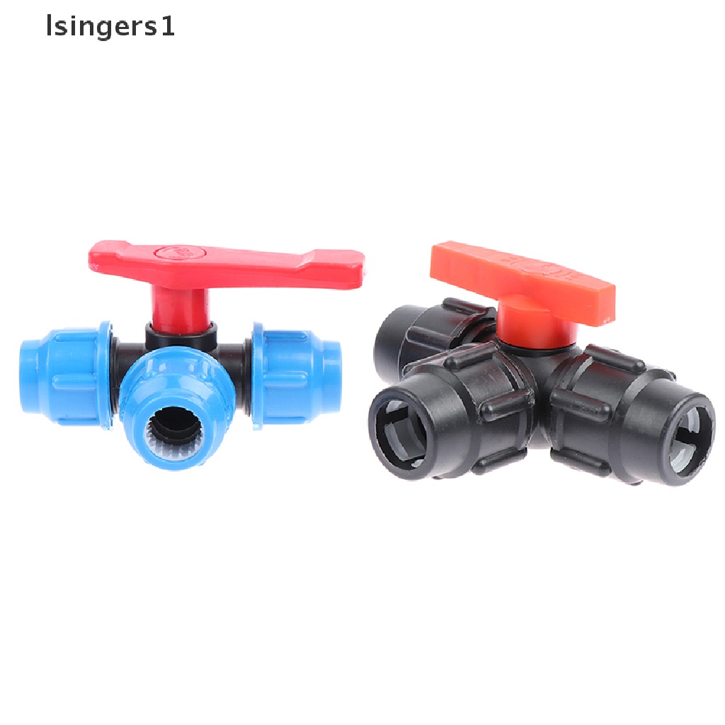 [lsingers1] PE Three-way Fast Connection Pipe Valve Plastic Valve T-type Valve Boutique