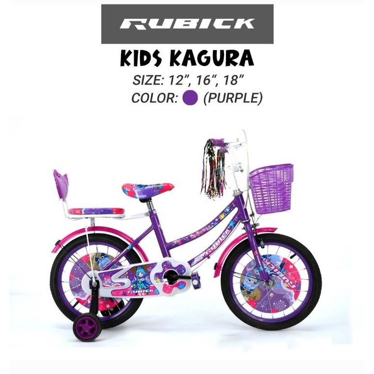 Sepeda Mini RUBICK KAGURA RUBICK YORI 12 16 18 inch sepeda perempuan