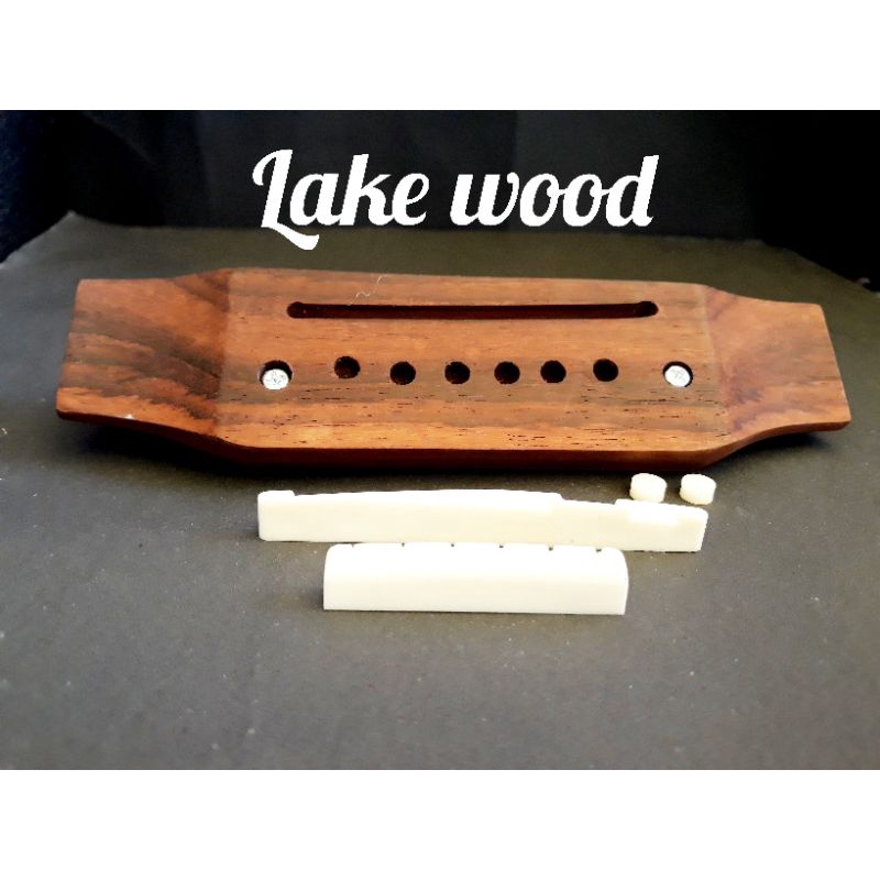 Bridge Gitar Akustik Lake Wood Cole Clark Apx  Rose Wood