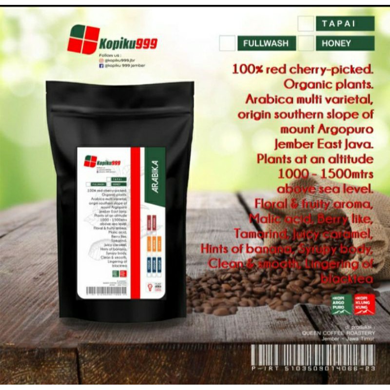 

KOPI ARABIKA ARGOPURO TAPAI 500GR