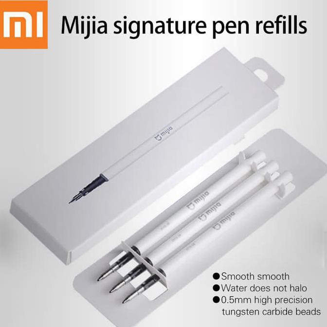 

Xiaomi Mijia Signature pen Ink refills pack 3Pcs - White MURAH