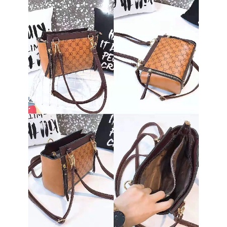 8908 TAS WANITA IMPORT SLEMPANG HANDBAG [1KG 2PC] PERFECT CORNER