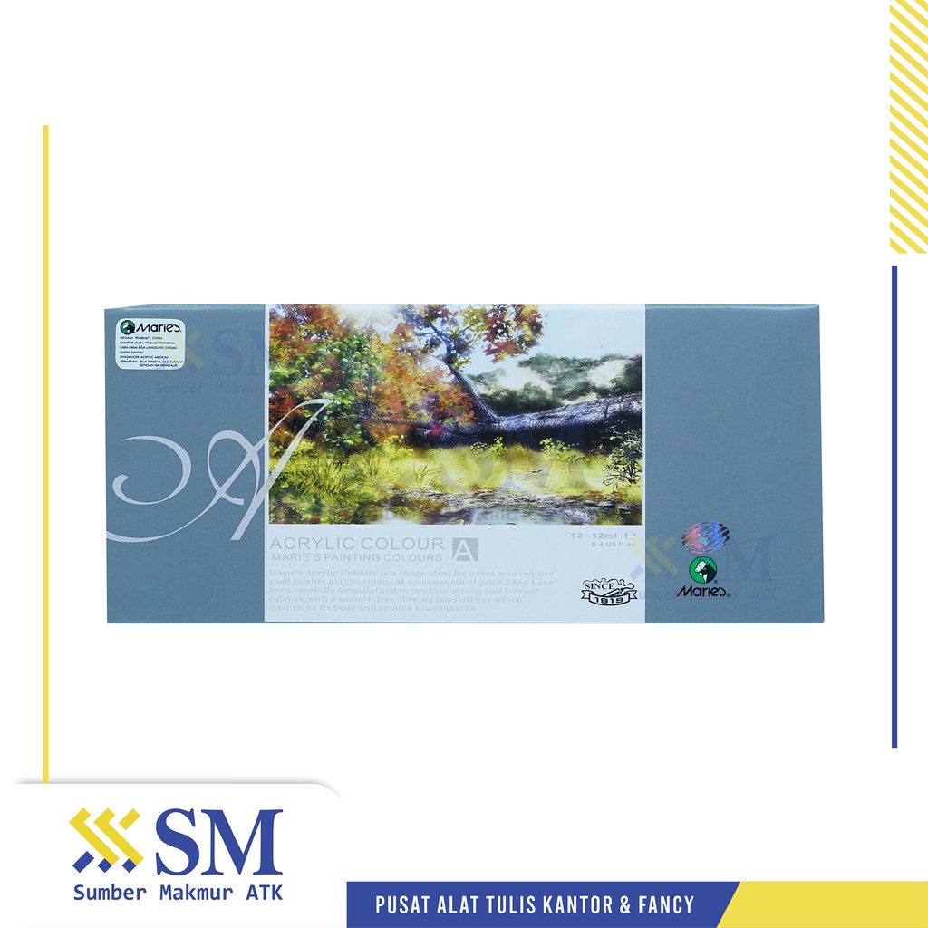 

CAT AKRILIK / ACRYLIC MARIES 12 WARNA 812B