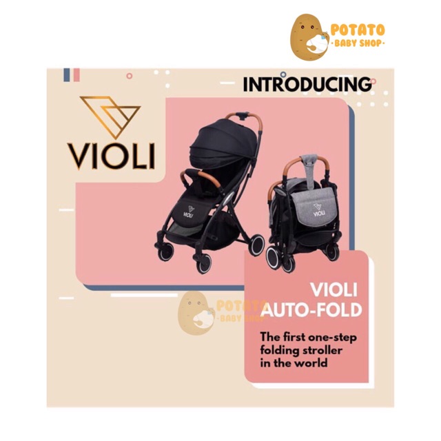 Violi Auto Fold Stroller - Lipat otomatis