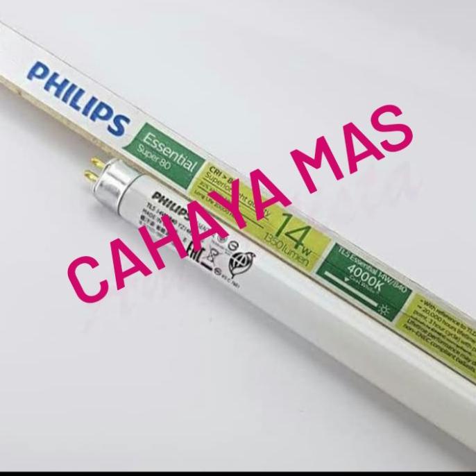 Limited Philips Tl-5 Lampu 14W 830 840 865 Tl5 Essential 14 W 14Watt 14 W - Natural Sale!!!