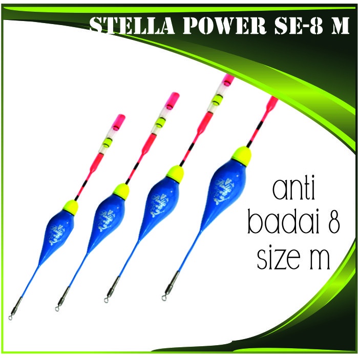 pelampung pancing  anti badai  8 size m stelaa product