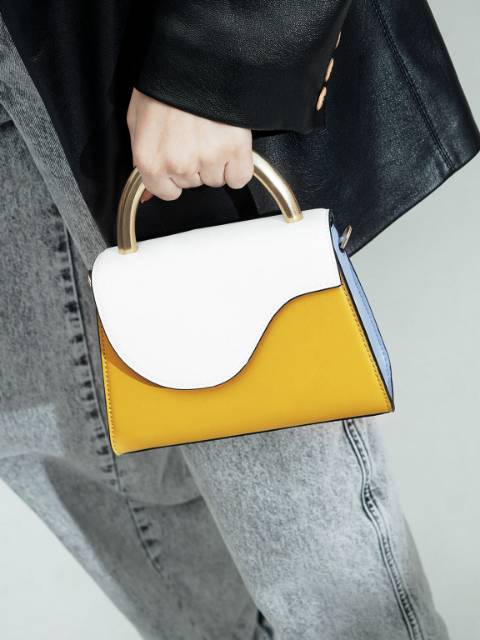 CK Angular Flap Bag