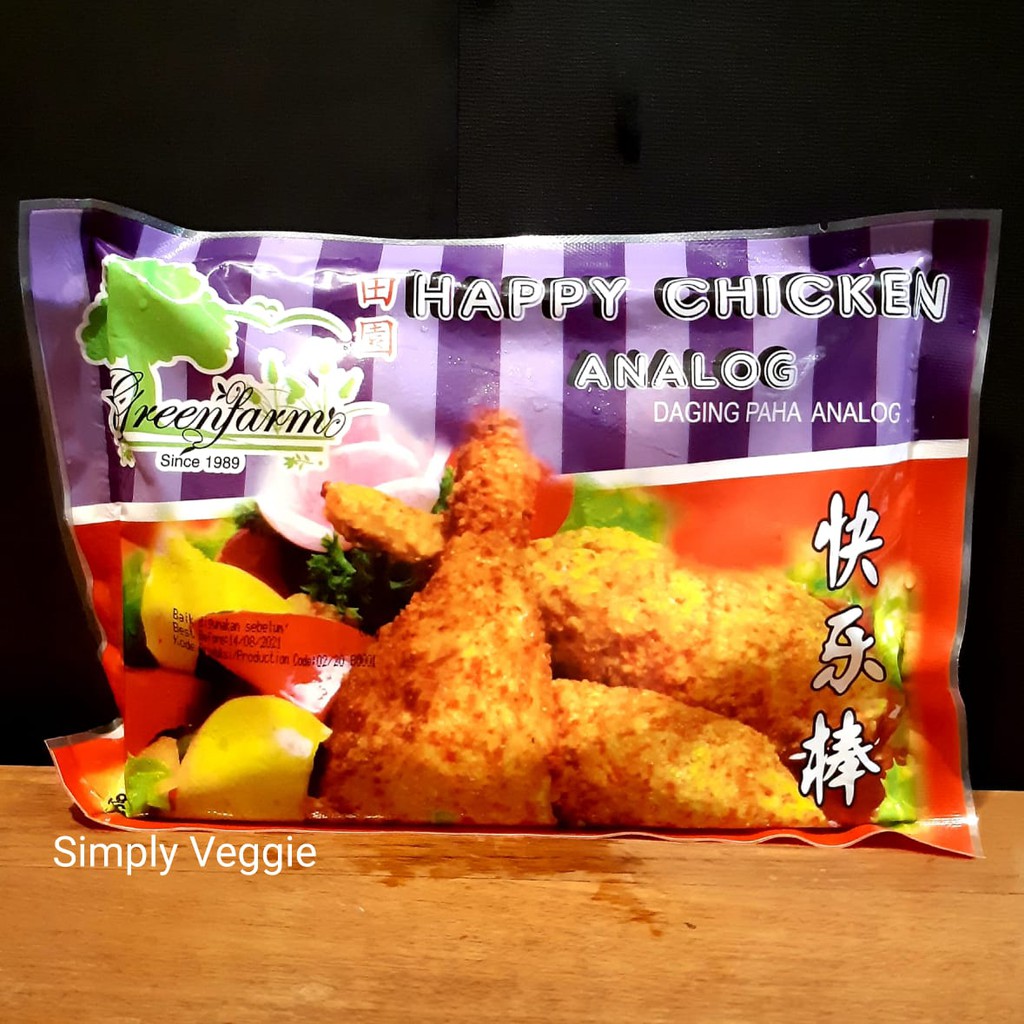 

Vegetarian Happy Chicken Analog Green Farm / Paha Ayam Vegetarian / Drumstick