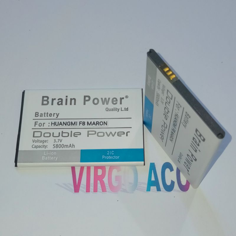 Baterai Batre Battery Huangmi F8 Maron HUANGMI F8 MARON F8 Marun Double Power Battery