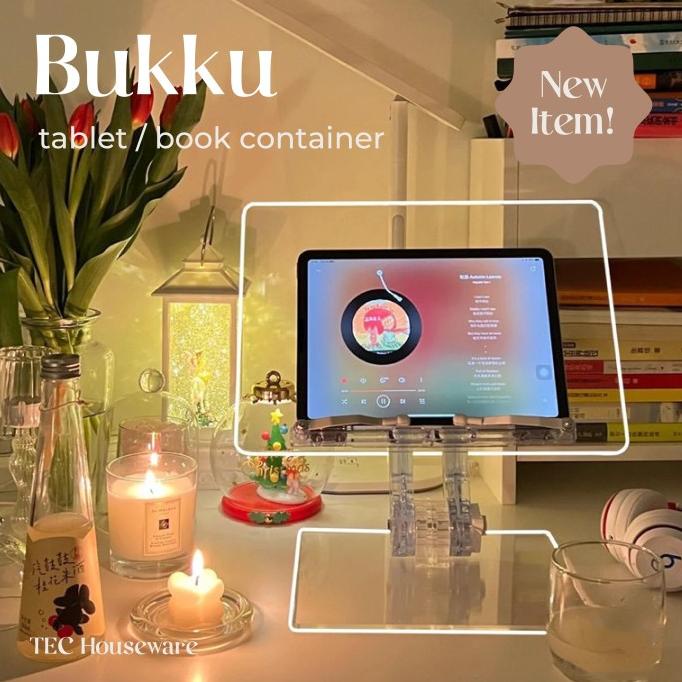 

Office & Stationery | Document Organizer | TecBukku Tablet Holder Acrylic Adjustable Tablet Book Stand | Best Seller