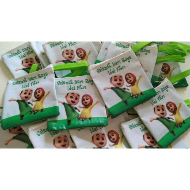 Souvenir dompet lebaran custom