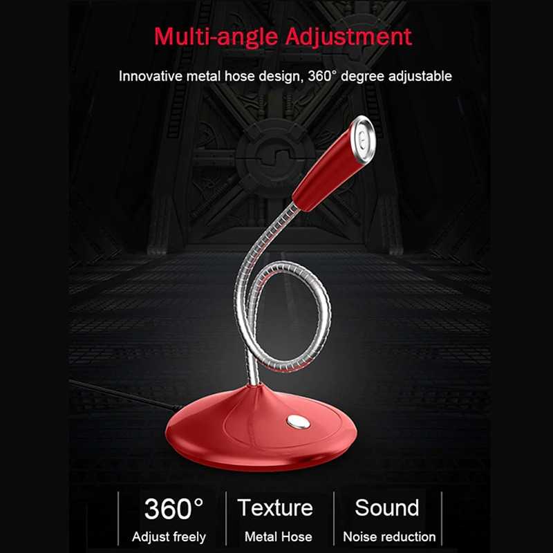 IDN TECH - Popupine Studio Stereo Recording Microphone 360 Degree 3.5mm - SF300