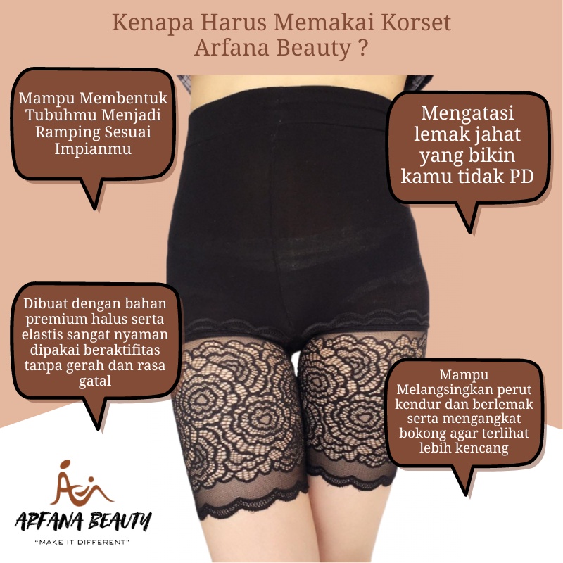 Korset Celana Pelangsing Perut Buncit Instan TRANSPARAN LACE Short Sepaha Corset Celana Pengecil Perut Buncit Wanita Clana Korset Pelangsing Transparant Renda Celana Corset Pelangsing Perut Wanita Cewek Buncit Jumbo