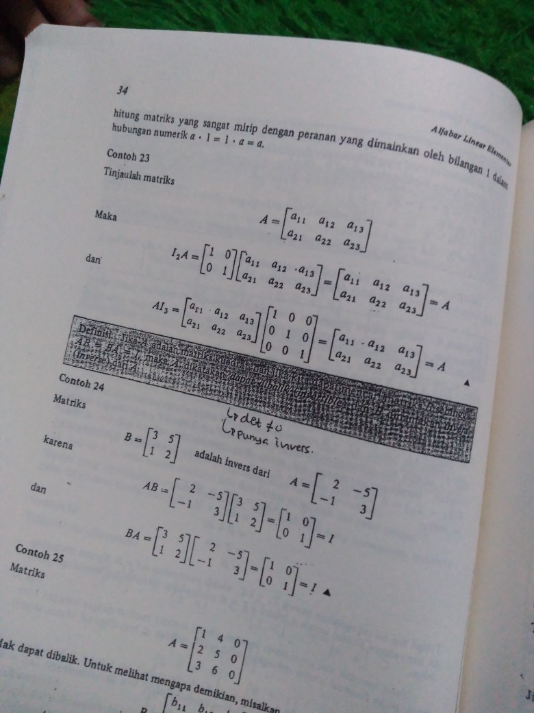 Buku Aljabar Linear Elementer Edisi 5 By Howard Anton Shopee Indonesia