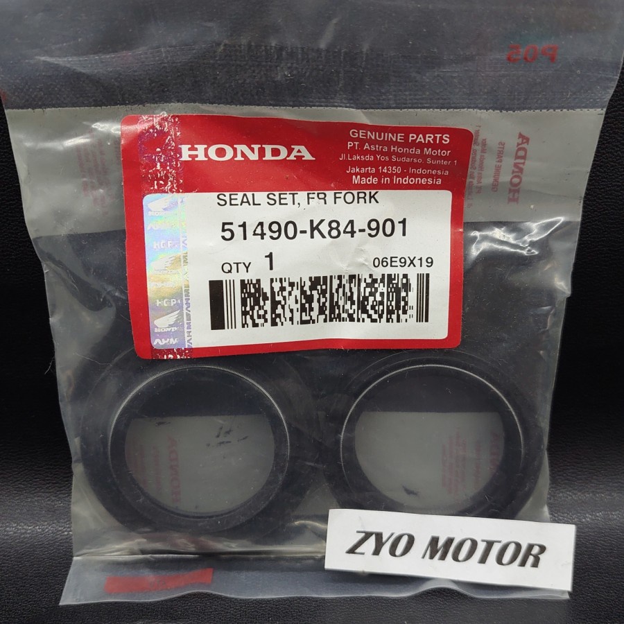 SEAL SHOCK CRF 150 L CRF 230 BERKWALITAS ORIGINAL 1set ATAS BAWAH