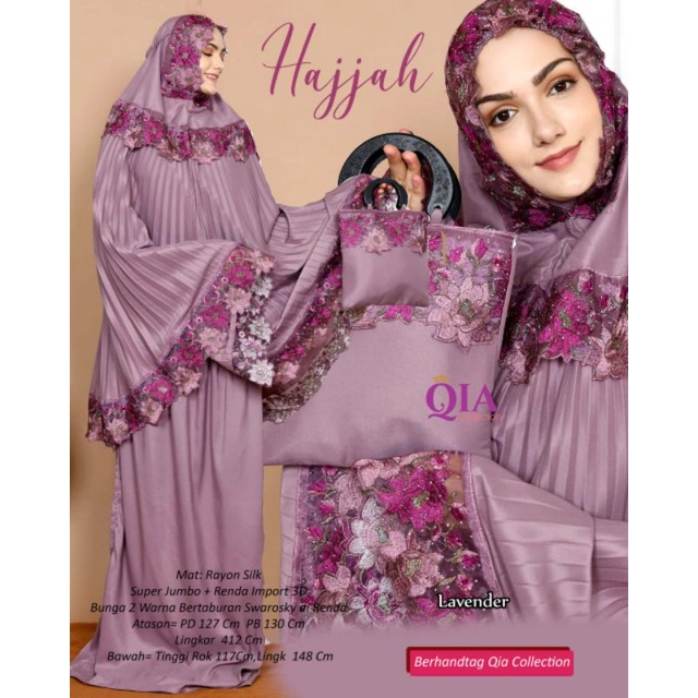 mukena Hajjah by oval Qia Collection