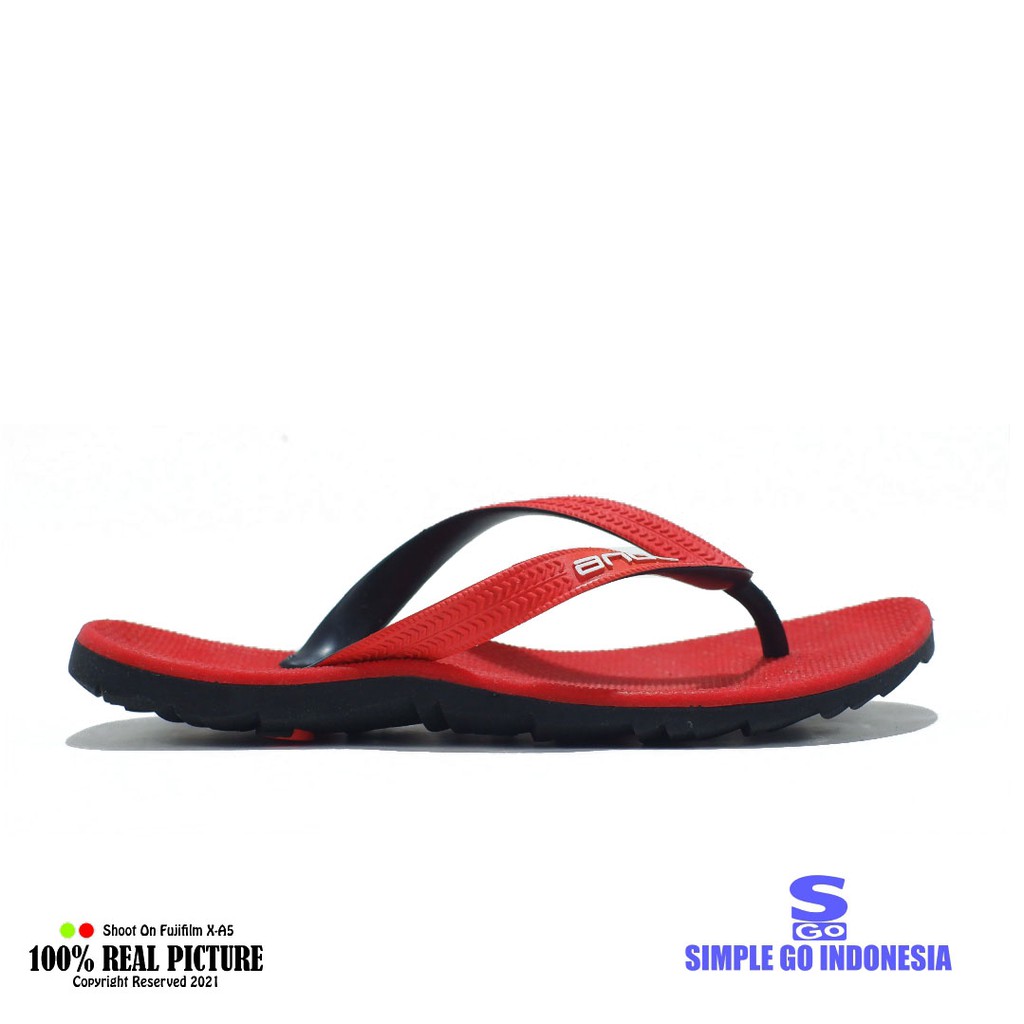 Ando Thunder Kids - Sandal jepit karet anak cowok original | Sendal japit anak2 laki-laki remaja promo 34-37