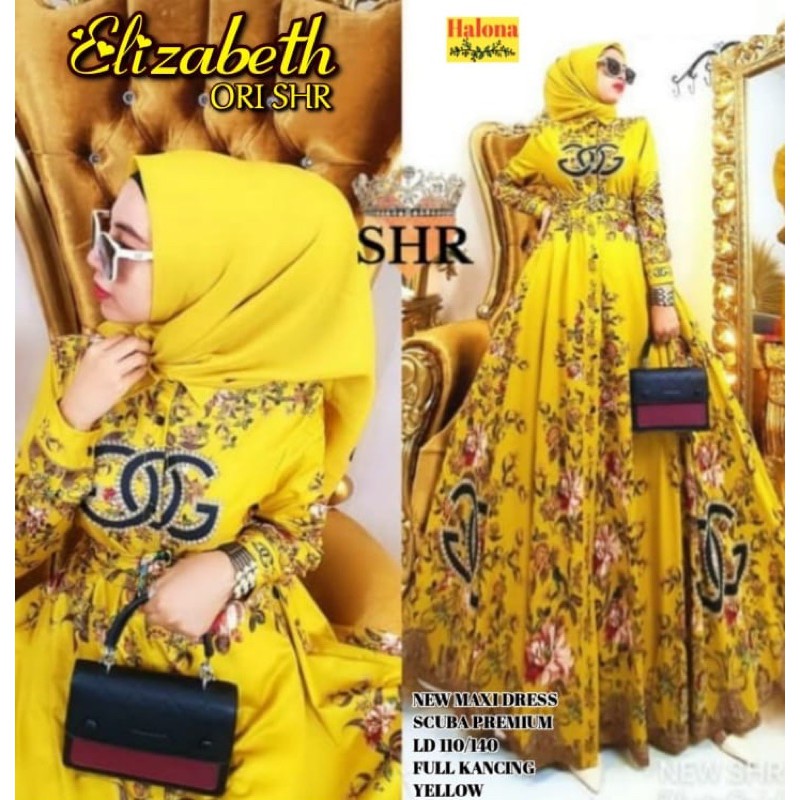 ELIZABETH MAXI ORI SHR >> DREES HIJAB ORI SHR TERBARU >> GAMIS HIJAB SCUBA IMPORT PREMIUM