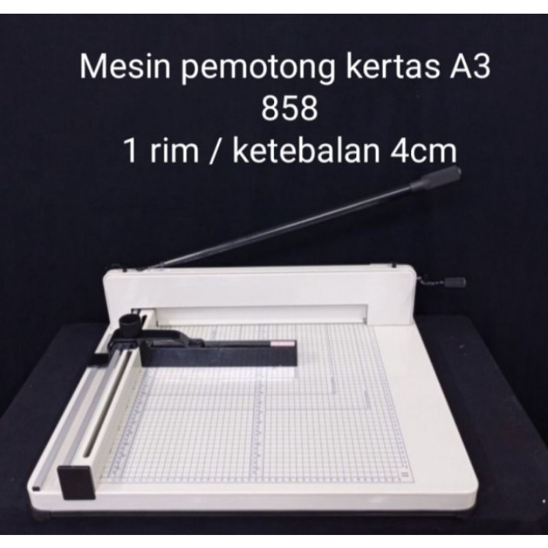 

Mesin Pemotong Kertas 858 A3 / Paper Cutter 858 A3 / Alat Potong 1 Rim