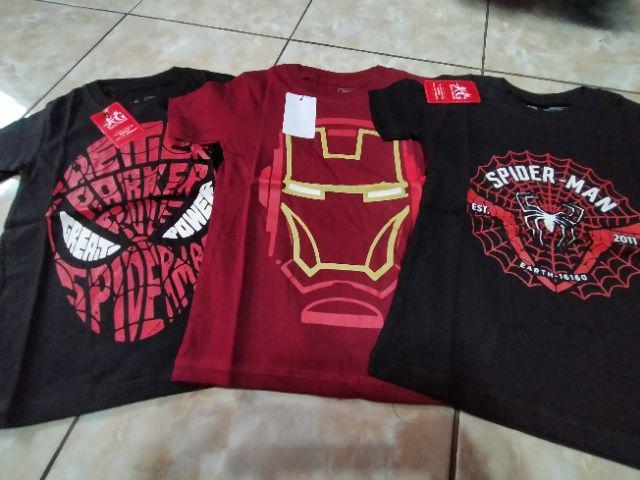  BAJU  Kaos SUPERHERO  CAPTAIN AMERIKA Anak  Kaos Distro 